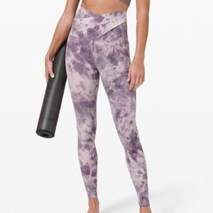 Lululemon Diamond Dye Criss Cross Align Leggings